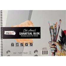 Miart Sanatsal Blok Defter 200 Gr. 25X35 Cm. 15 Yaprak (MSB2002535)