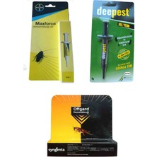 Bayer Max Force Jel-5gr Offgard Jel 5gr-Deepest Jel 5gr Hamamböceği Karınca Jel Yem