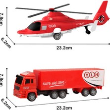 NW NessiWorld BIG251H1 Cıty Car Helikopter/kamyon 2 Li Araç