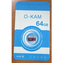 O-Kam 64 GB Microsd Hafıza Kartı (Kameralar Için Uygundur)