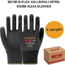 Beybi Arge Toptan B-FLEX110 Likralı Nitril Eldiven 144 Çift No 8 M