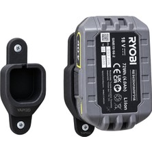 Yapı 3D Ryobi 18V One+ Battery Wall Mount – 18V One+ Batarya Duvar Askı Aparatı, Akü Tutucu, Duvar