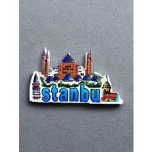Mundy Istanbul Temalı Kabartma Polyester Magnet 8,5cm x 5,5cm.