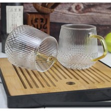 Dilay Home 2li Altın Kulplu Kahve & Çay Bardağı 350 ml