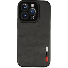 Kmrsfres Newface Iphone 14 Pro Kılıf Loop Deri Silikon - Siyah