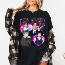 BarsDepo Changbin Stray Kids Baskılı Tişört, Premıum Kalite Unisex Çocuk / Yetişkin