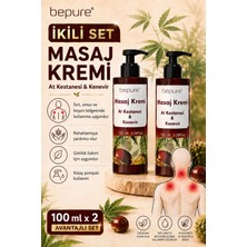 St. Morritz Ağrı ve Masaj Kremi, At Kestanesi ve Kenevir Içeren Masaj Kremi (2X100 Ml)