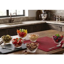 Paşabahçe 6 Lı Puding & Çerez & Sunum & Servis Kase Seti