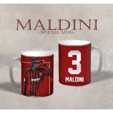 St. Morritz Maldini Dijital Çizim - Futbol Özel Tasarım Kupa Bardak