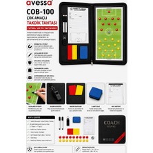 Avessa COB-100 Çok Amaçlı Futbol Taktik Tahtası - Mıknatıslı - Yazılabilir ve Silinebilir