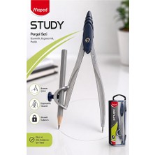 Artlantis Metal Pergel Kurşun Kalemli 1 Adet Maped Study 119410 Pergel Matematik Geometri Mimari Proje Teknik Çizim