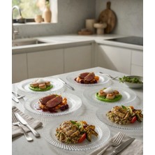 Paşabahçe 6 Lı Servis & Sunum & Günlük Kullanım Tabak