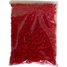 St. Morritz Ütü ile Yapışan Boncuk 1 kg Kırmızı ( Ortalama 22.000 Boncuk ) - 5 mm Midi Boy