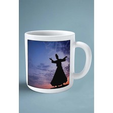 St. Morritz Mevlana Islamiyet Baskılı Kupa Bardak Çift Taraflı Baskı Kişiye Özel Model 19