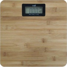 St. Morritz Bambu Yüzeyli Dijital Banyo Baskülü, Şık ve Doğal Tasarım, TF-1064
