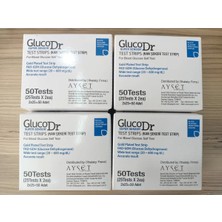 St. Morritz Glucodr Super Sensor Şeker Cihazı Test Stripleri 4 Paket 50 Adet Ölçüm Çubuğu 50X4 (200)