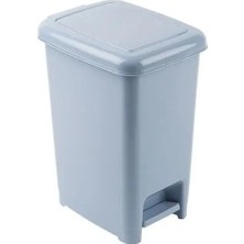 St. Morritz 25 Litre Deniz Mavi Pedallı Çöp Kovası