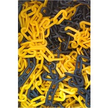 St. Morritz 6 mm Plastik Zincir 10 Metre Sarı Siyah