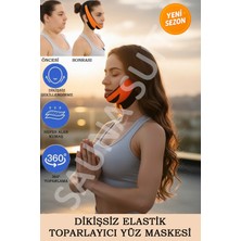 St. Morritz Gıdı Çene Bandı Unisex Yüz Korsesi Çene Boyun Horlama Önleyici Gıdı Yanak Gıdık Toplama Korsesigöksu