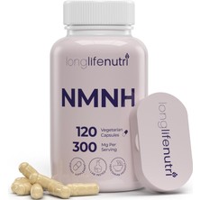 LongLifeNutri Nmnh 300MG - 120 Vegan Capsules - (Case Hediye) - Nmn Alternative