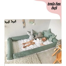 St. Morritz Montessori Yatak Bariyer 60X120 Beşik Kenar Koruma Özel Ölçü