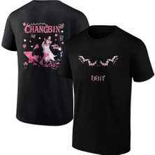 BarsDepo Changbin Stray Kids Baskılı Tişört, Premıum Kalite Unisex Çocuk / Yetişkin