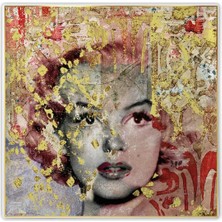 St. Morritz Memories Kare Tepsi 30,5X30,5 cm Marilyn