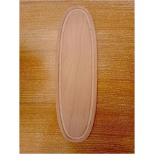 St. Morritz Kayın Ağacı Yapımı, Saf Ahşap, Suya Dayanıklı, Oval Servis Tabağı, Sunum Tabağı, Pide Sunum Tahtası