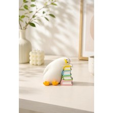 Nure Store Sevimli Yorgun Ördek Dekoratif Biblo Ofis - 6cm