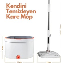 St. Morritz Temiz ve Kirli Suyu Ayıran Otomatik Mop Temizlik Seti