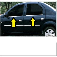 St. Morritz Logan Sedan Cam Çitası Krom 2005 2006 2007 2008 2009 2010 2011 2012 2013 2014 2015 2016 2017 2018