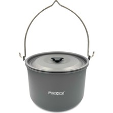 St. Morritz Monicamp Kamp Tenceresi 4,2 Litre Su Isıtma ve Yemek Pişirme Xxl Tencere