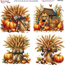 İstanbul Hobi Ütü ile Rub On Transfer Kağıdı 30X30CM RB-622