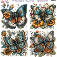 İstanbul Hobi Ütü ile Rub On Transfer Kağıdı 30X30CM RB-832