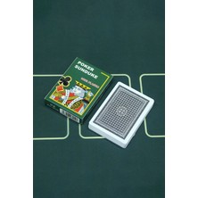 St. Morritz Siyah Pvc Plastik Su Geçirmez Iskambil Poker Oyun Kağıdı CIN444SY