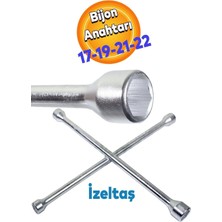 St. Morritz Istavroz Tip 4'lü Bijon Anahtarı 17X19X21X22 mm
