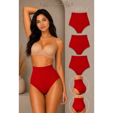 Fit Women Kadın Toparlayıcı Yüksek Bel Esnek 3 Lü Külot