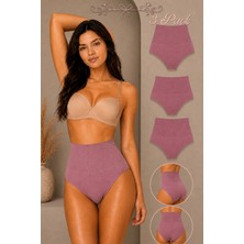 Fit Women Kadın Toparlayıcı Yüksek Bel Esnek 3 Lü Külot