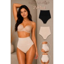 Fit Women Kadın Toparlayıcı Yüksek Bel Esnek 2 Li Külot