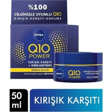 Bezos Yüz Bakim Kremi & Q10 Face Cream Power Kırşık Karşıtı Gece Bakim Kremi 50ML