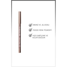 Bezos Silk Tattoo Liner 03 Antique Bronze Suya Dayanıklı Ipeksi Jel Göz Kalemi - Bronz (Işıltılı)