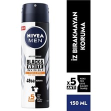 Bezos Deodorant Sprey & Invisible Black White Ultimate Impact Erkek 150 ml