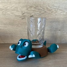 Nure Store Sevimli Kaplumbağa Bardak Altlığı- Hareketli ve Eğlenceli Bardak Altlığı