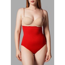 Fit Women Rahim Toparlayıcı Yüksek Bel Şekillendirici Göbek ve Bel Külot Ten Korse 1050