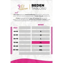 Fit Women Kadın Bel ve Basen Incelten Kahve Tüm Vücut Korse