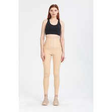 Fit Women Zayıflatan Incelten Sauna Termal Agraflı Kopçalı Korse Tayt 4409