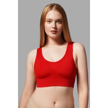 Fit Women Kalın Askılı Pedsiz Büstiyer Korsesi Seamless 5050