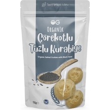 Og Natural Organik Çörekotlu Tuzlu Kurabiye 150GR