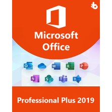 Mic Office 2019 Dijital Lisans Anahtarı Key Ömür Boyu Kullanım 32/64 Bit