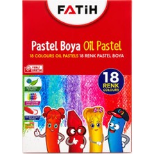Bereketli Store Fatih 18 Renk Pastel Boya Seti | Canlı Renkler Boyama Boyası